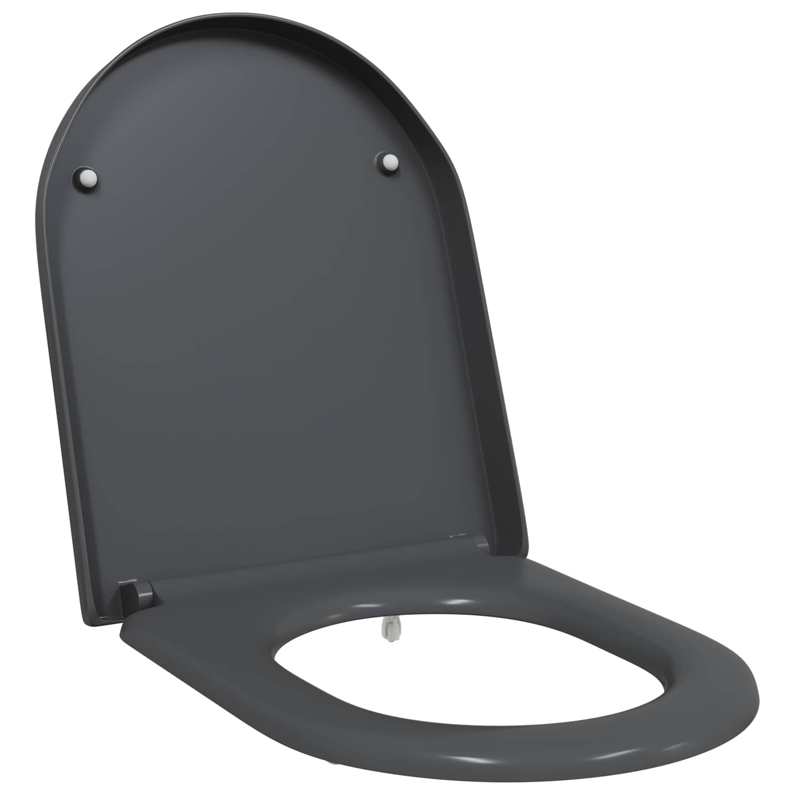 Toilettensitz Anthrazit 49 x 36 x 4 cm Duroplast