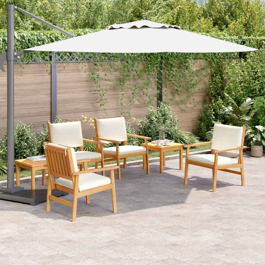 Gartensofa-set 6 Stk. 6-Sitzanzahl Braun Massivholz Akazie