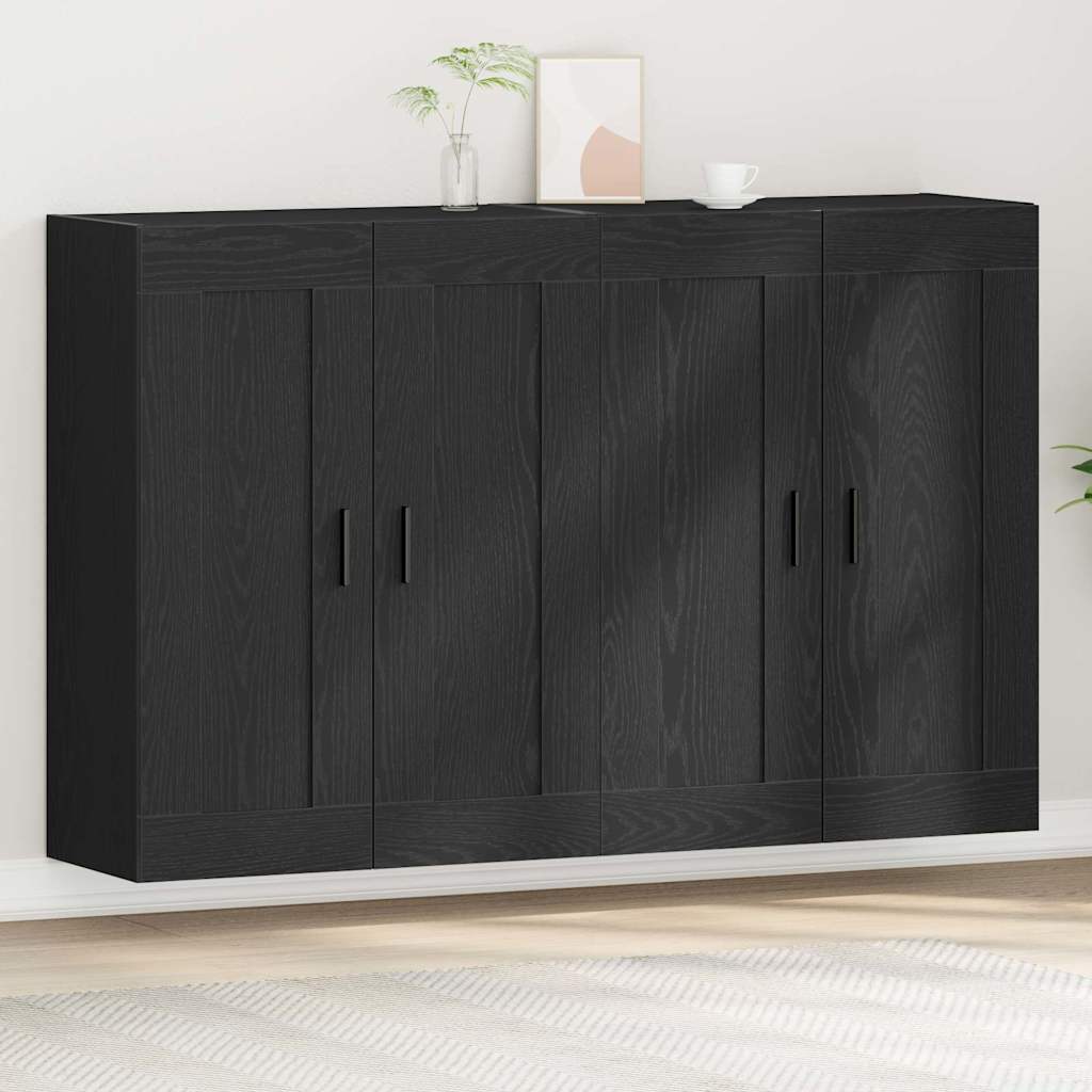 Wandmontierter Schrank 2 stk. Artisan-Eiche 69,5 x 34 x 90 cm