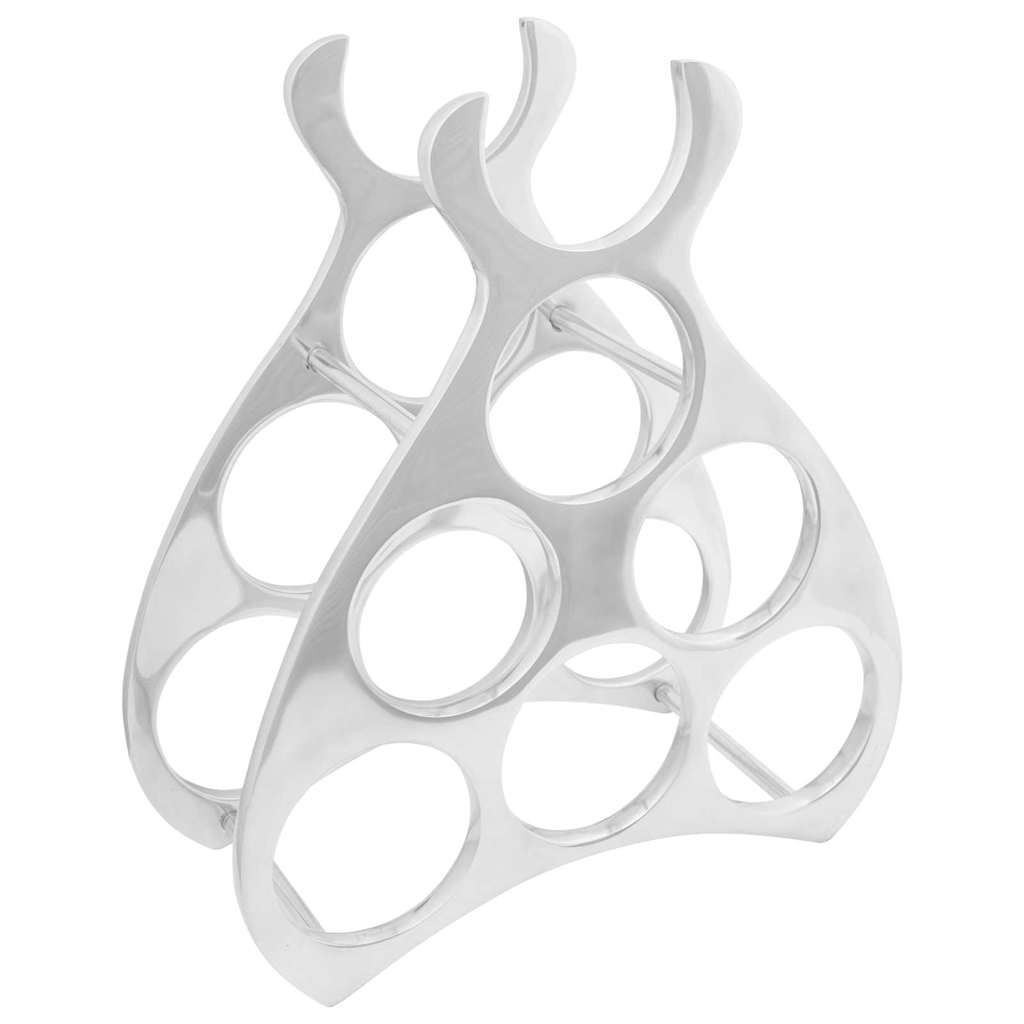 Weinregal Aluminium Silber