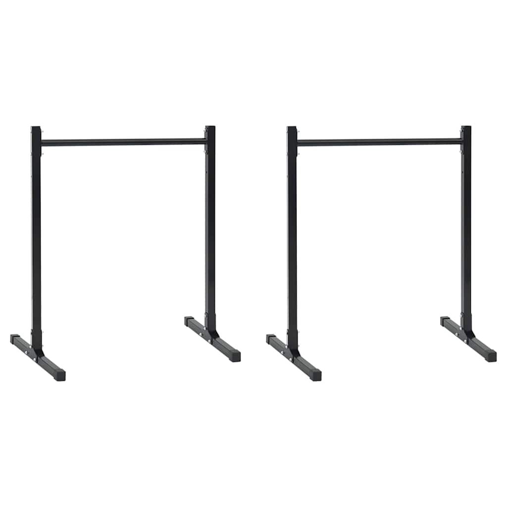 Dip Station 2 stk. Schwarz 55 x 90 x 104.5 cm