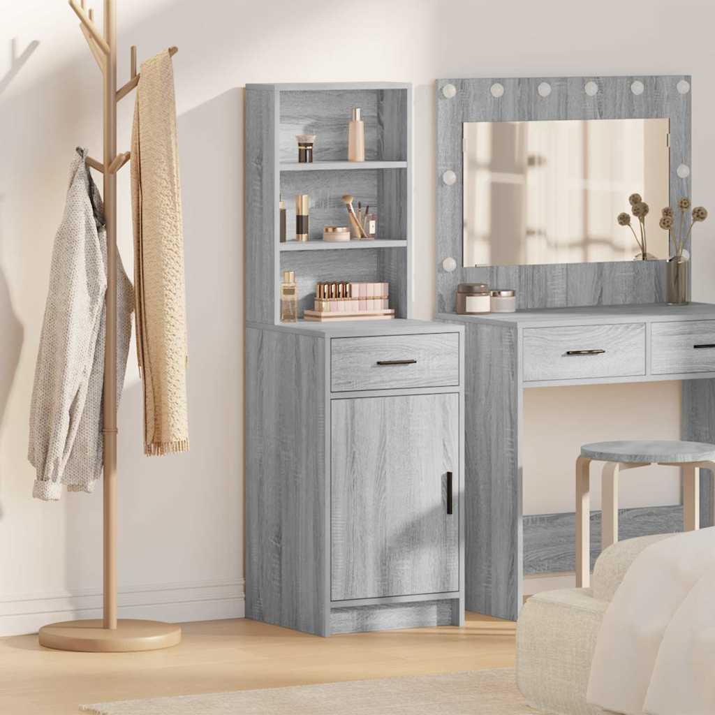 Highboard Graues Sonoma 41 x 40 x 135 cm Holzwerkstoff