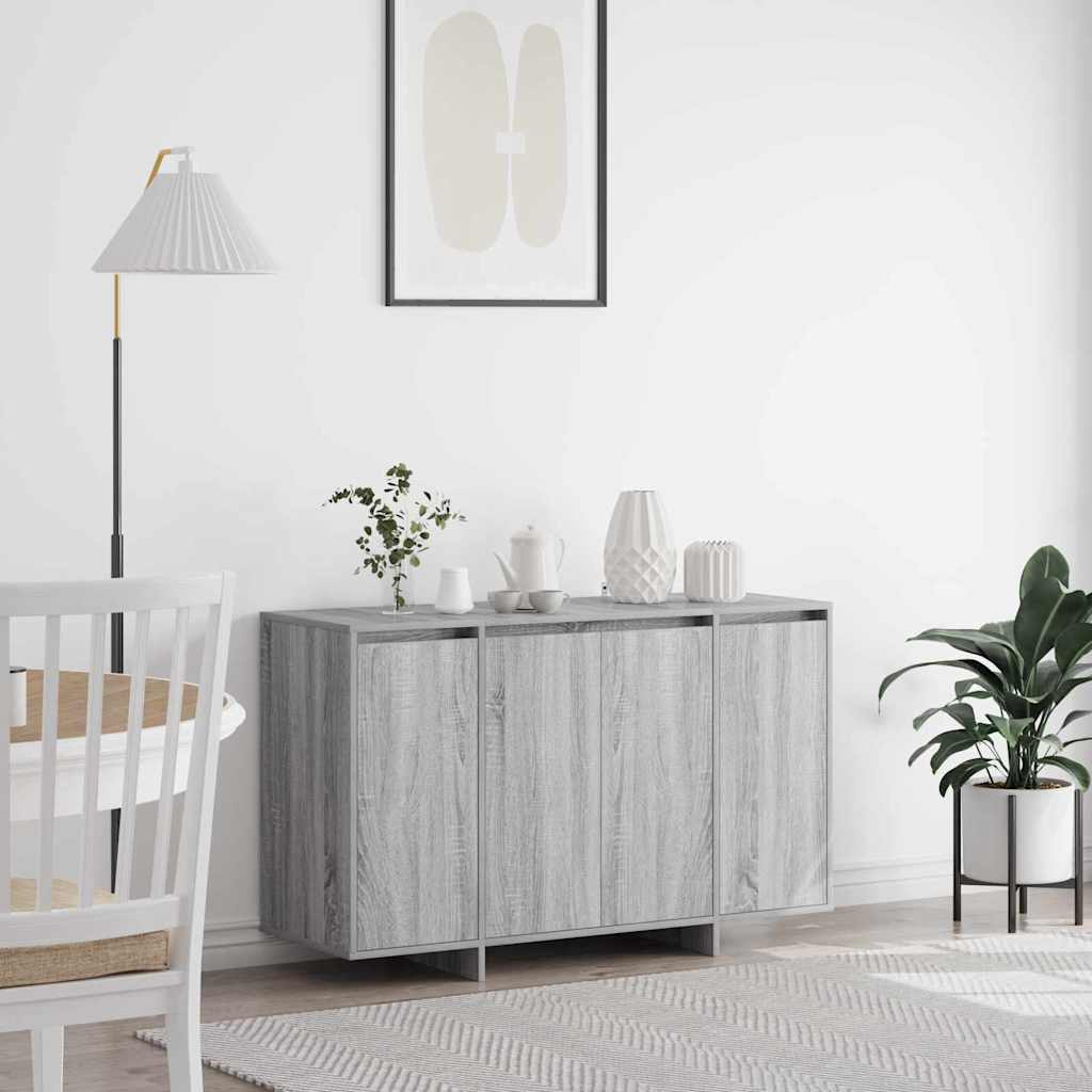 Sideboard Sonoma-Grau 120 x 41 x 75 cm Holzwerkstoff