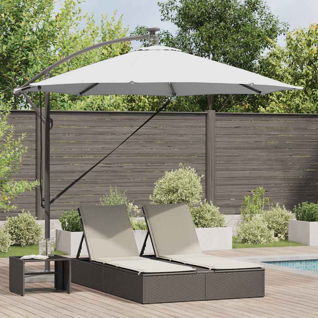 Sonnenschirm 294 x 294 x 248 cm Polyester und Aluminium Sand
