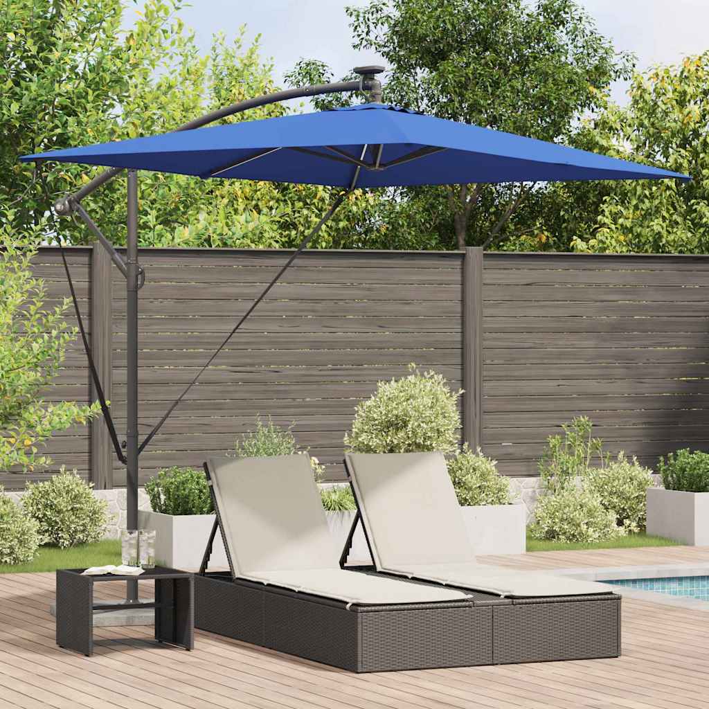 Sonnenschirm 294 x 200 x 270 cm Polyester und Aluminium