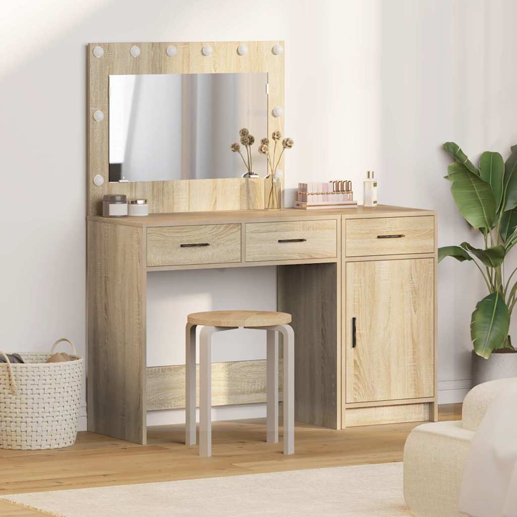 Schminktisch 2 stk. Braun 40 x 41 x 75 cm Holzwerkstoff