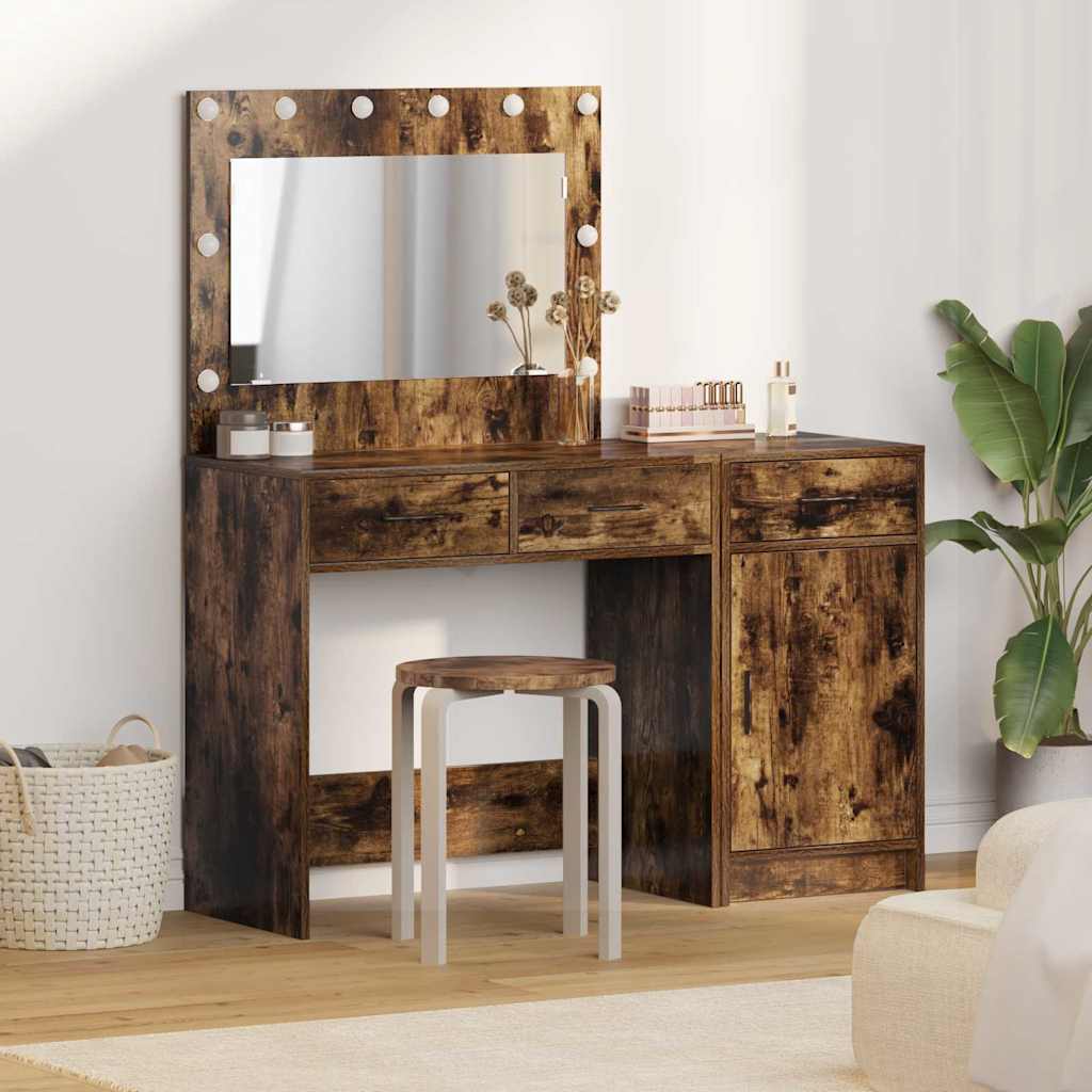 Schminktisch 2 stk. Braun 40 x 41 x 75 cm Holzwerkstoff