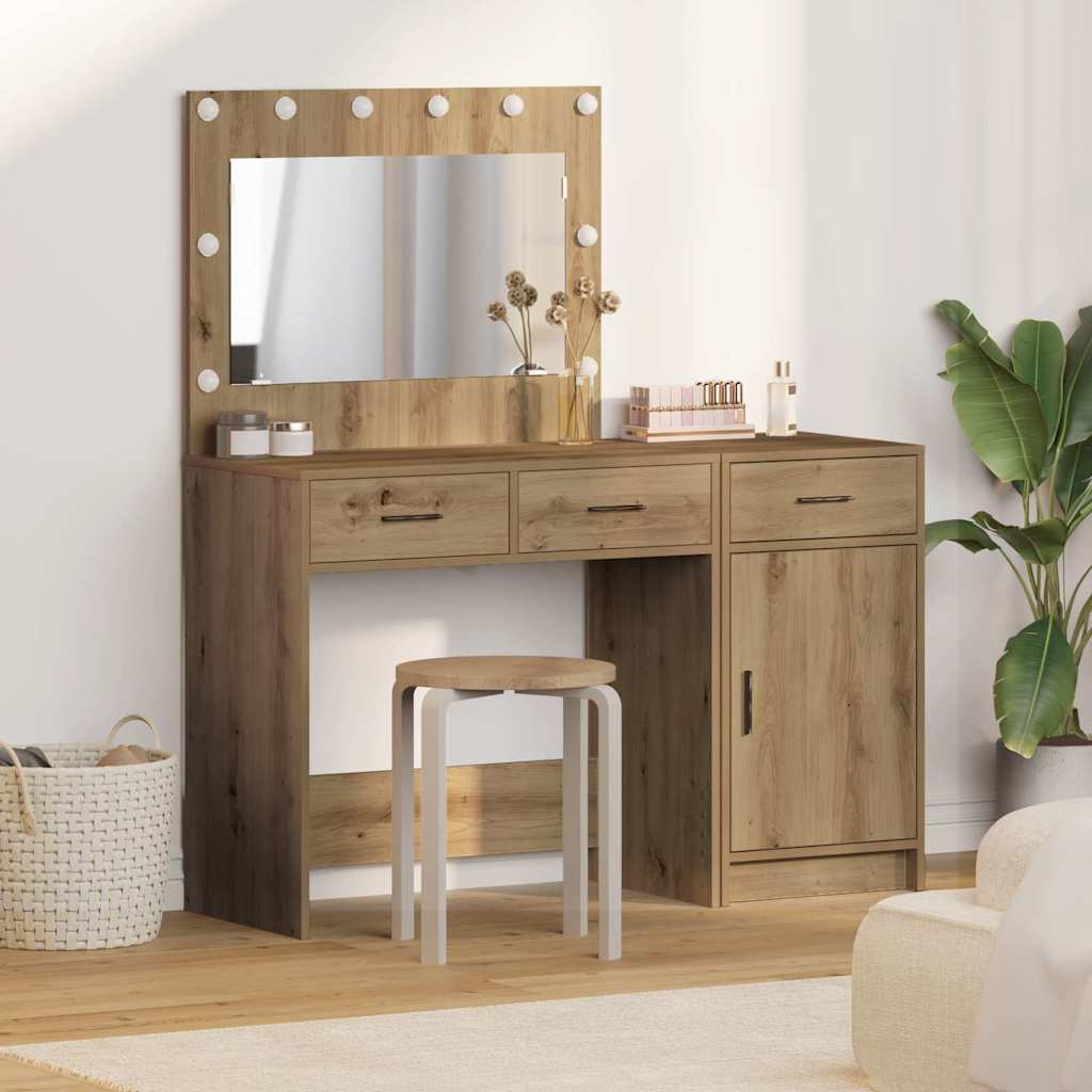 Schminktisch 2 stk. Braun 40 x 41 x 75 cm Holzwerkstoff