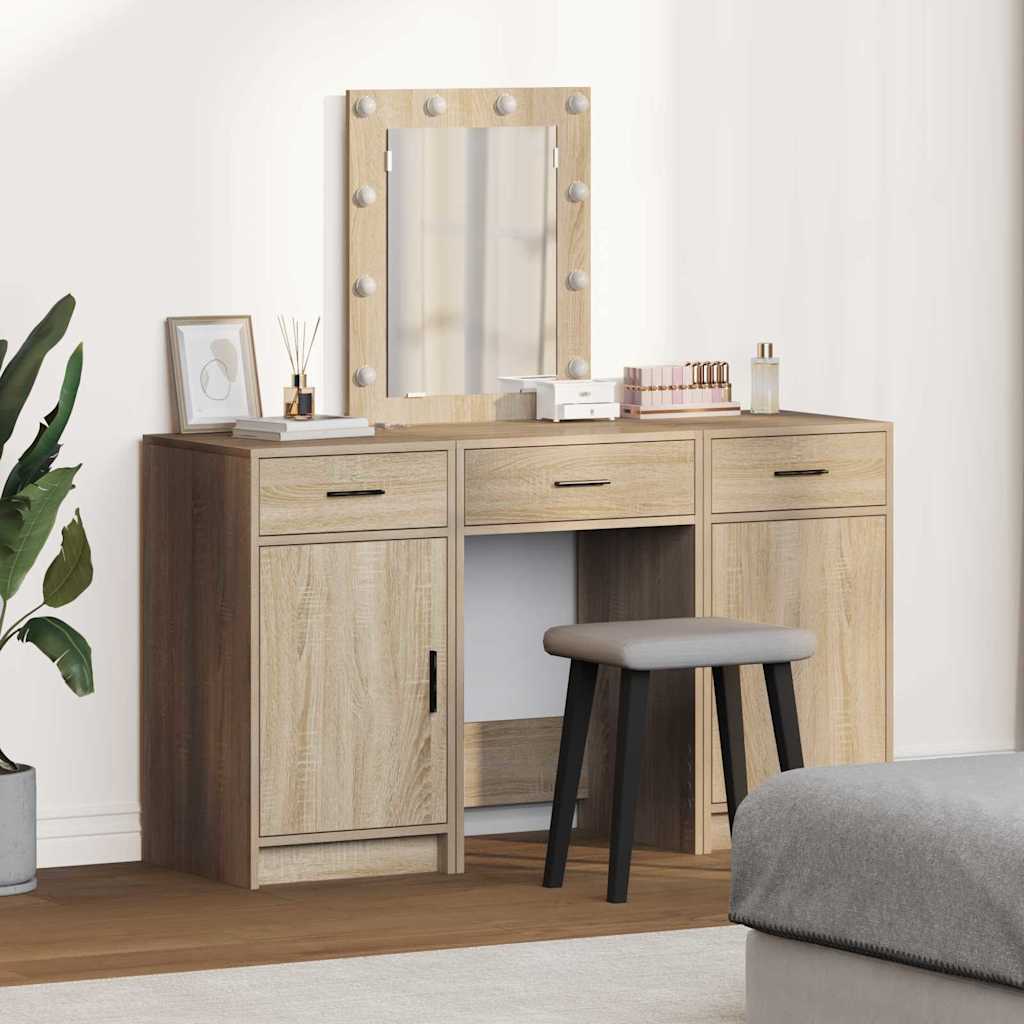 Schminktisch Braun 50 x 41 x 135 cm Holzwerkstoff