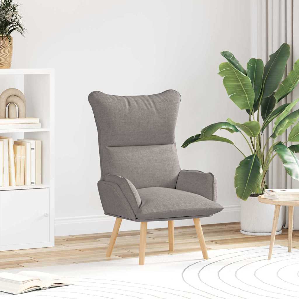 Sessel Taupe Fabric and Plywood