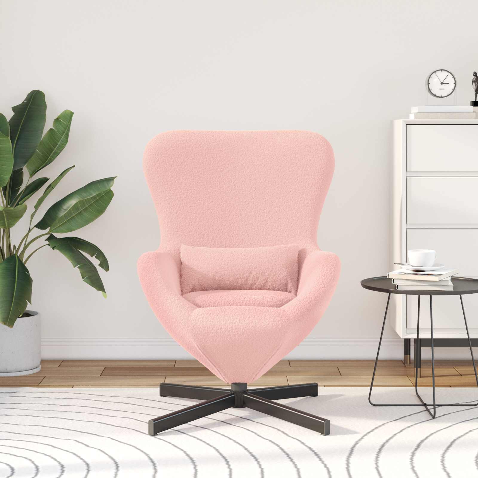 Eiersessel Rosa 63 x 73 x 90 cm Stoff