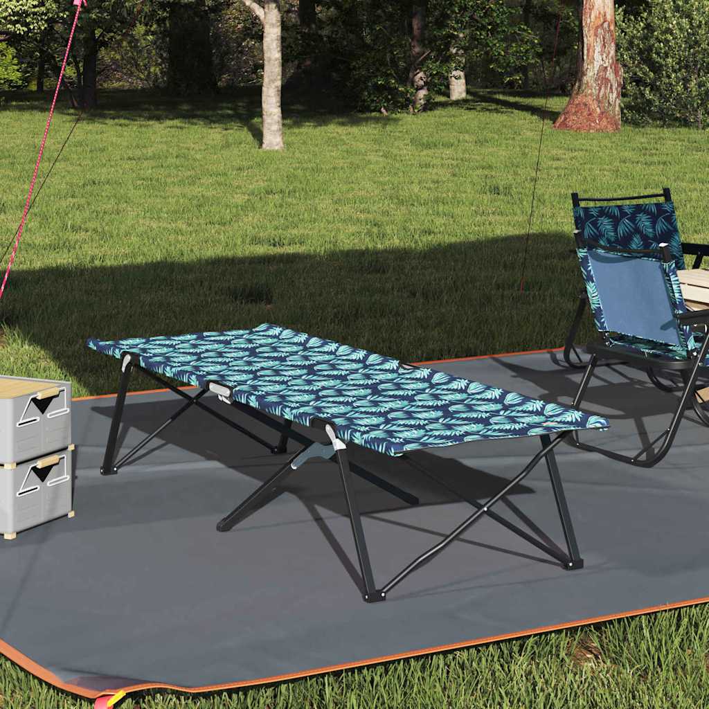 Klapp Schlafbett fürs Camping Blatt Wald 206 x 76 x 74 cm