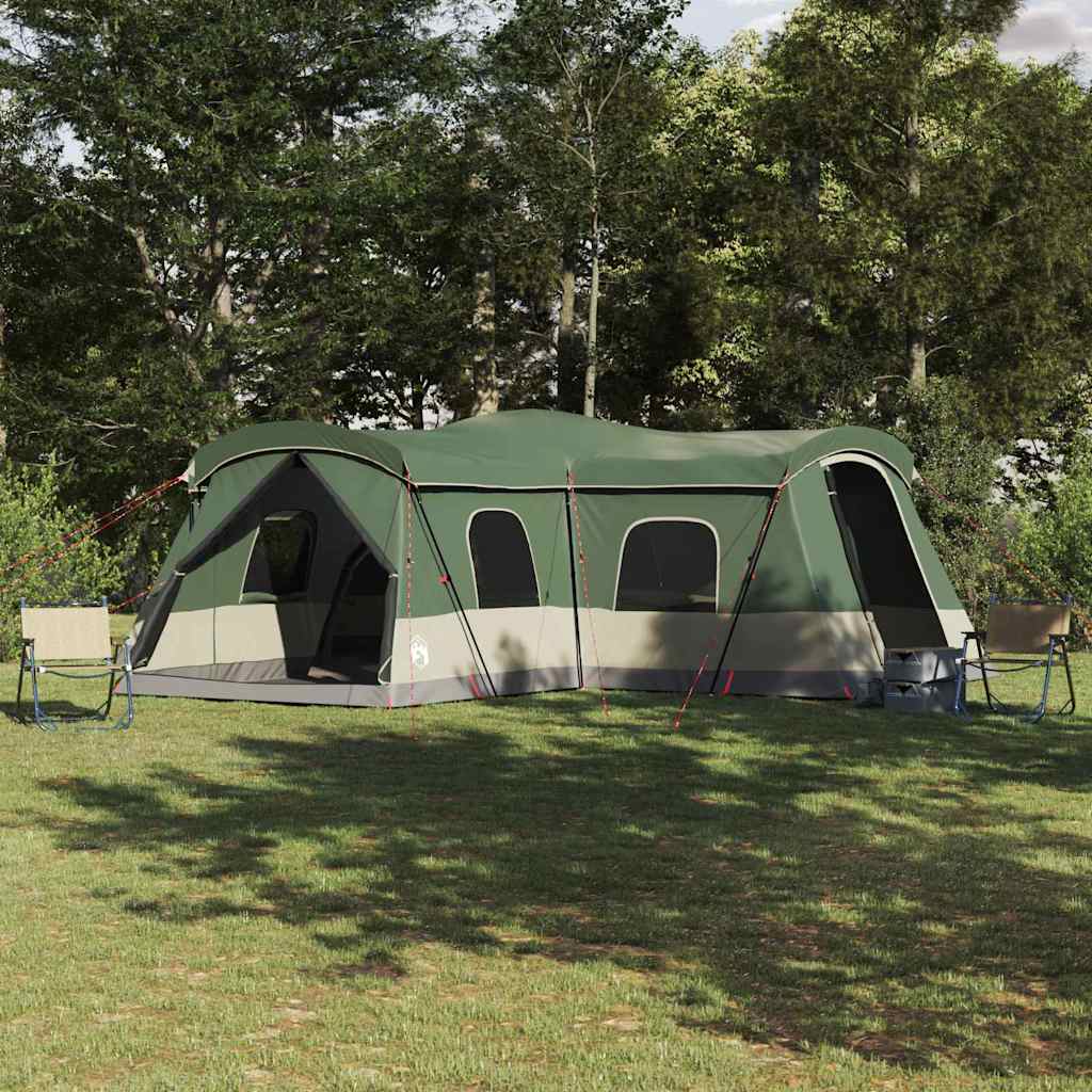 Zelt für 16 Personen mit Dach Grün 680 x 510 x 210 cm