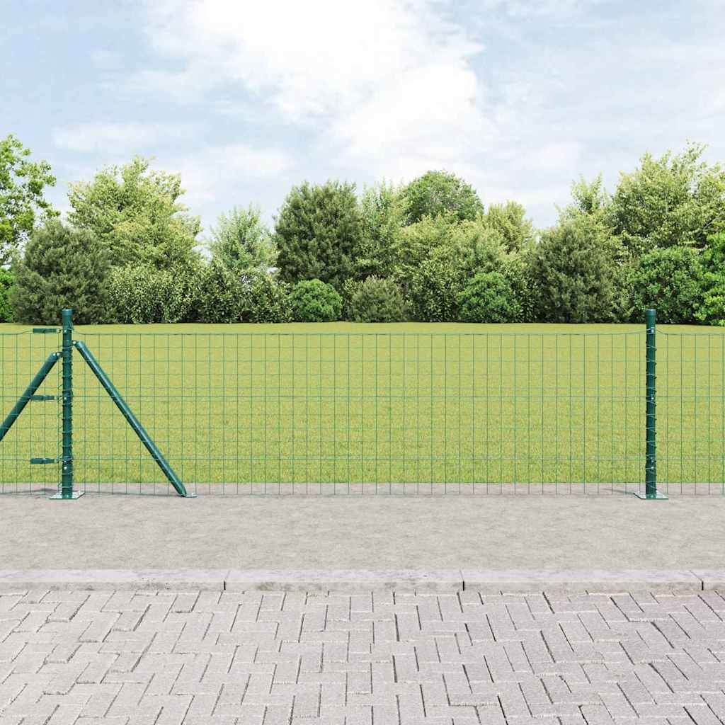 Zaunpfosten zum Einbetonieren 13 Stk. Grün