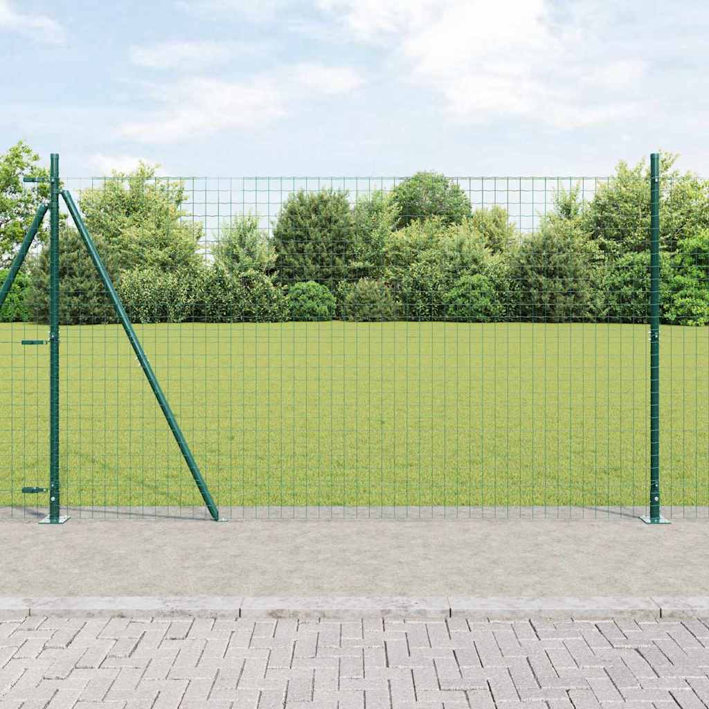 Zaunpfosten zum Einbetonieren 7 Stk. Grün