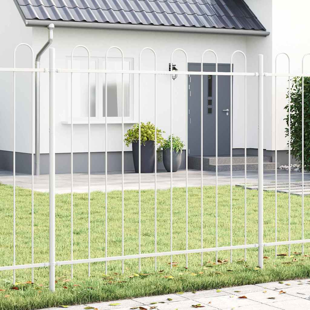 Gartenzaun BOXTEL Weiß