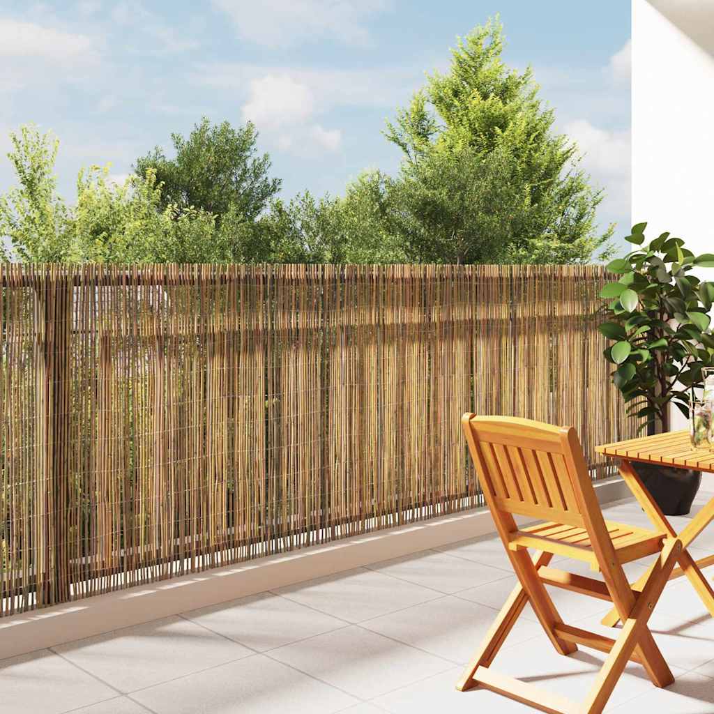 Bambuszaun 300 x 125 cm Bambus Natur