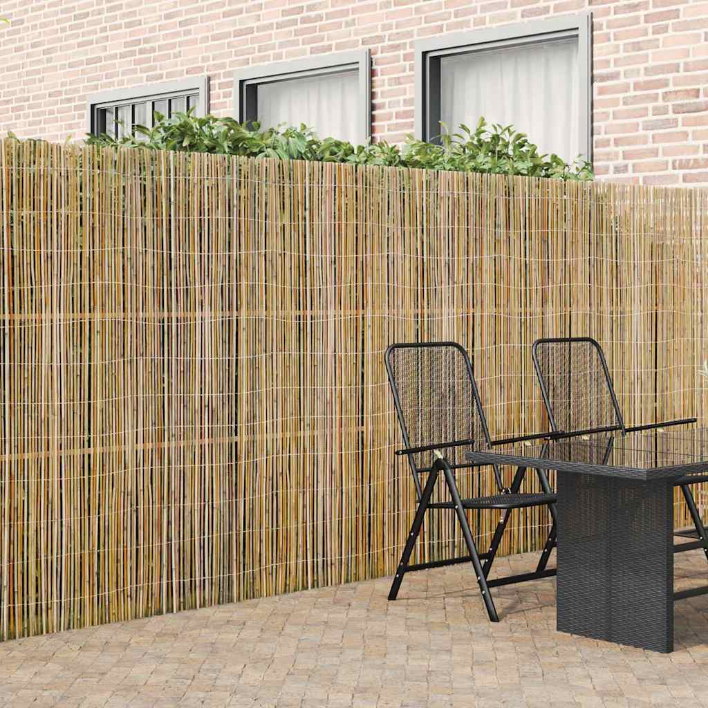 Bambuszaun 500 x 180 cm Bambus Natur