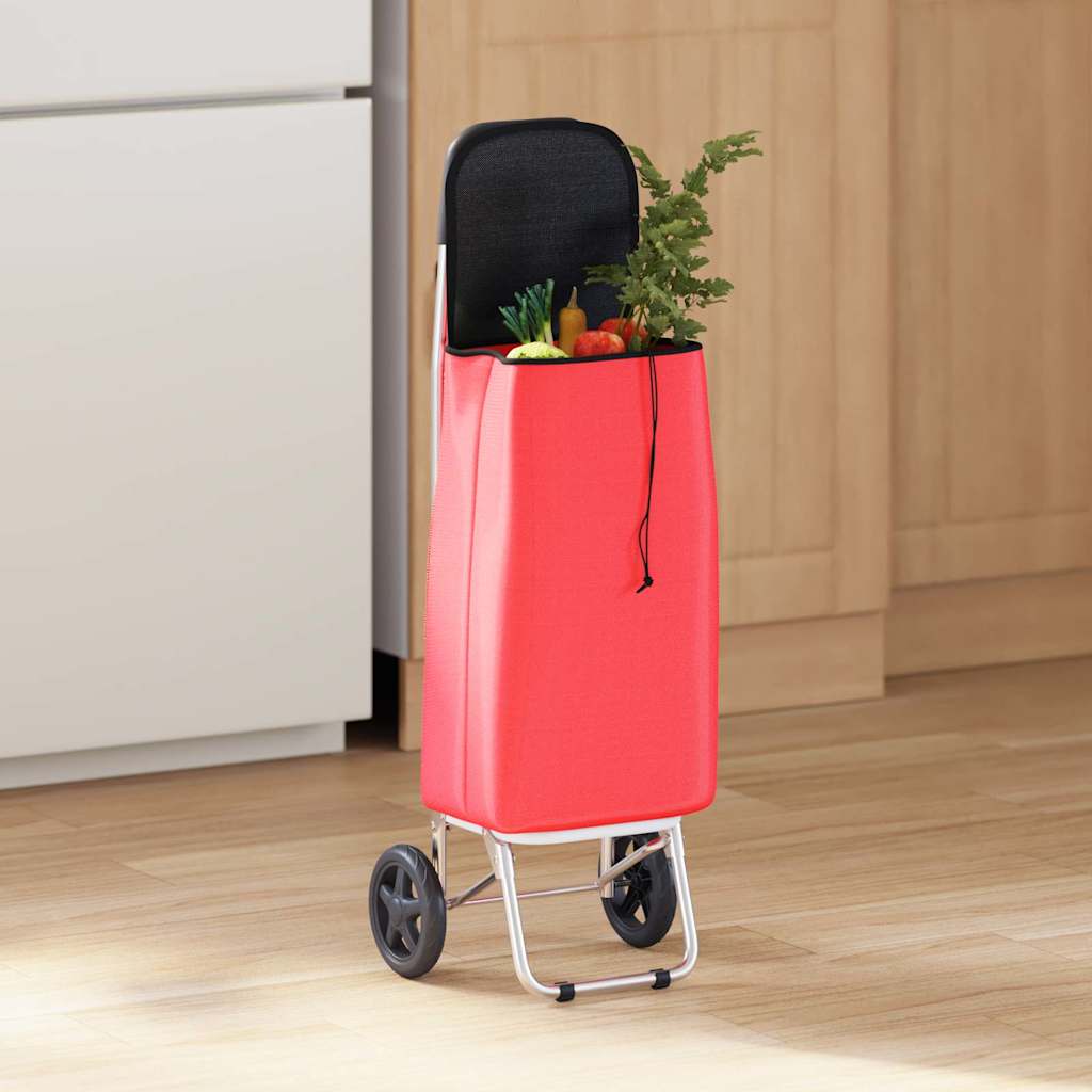 Einkaufswagen Rot 35 x 28 x 92 cm Oxford-stoff