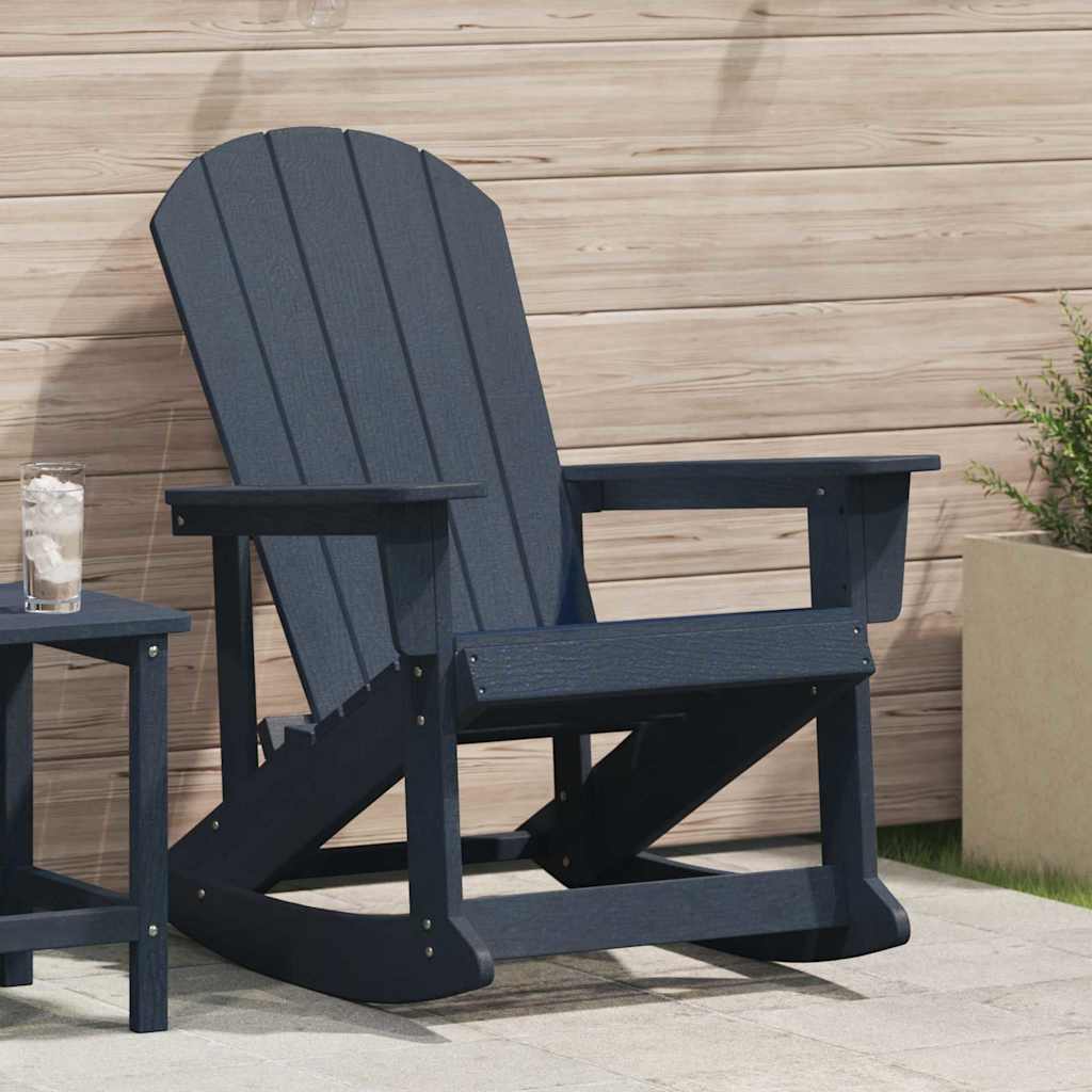 Adirondack-Schaukelstuhl Marineblau HDPE