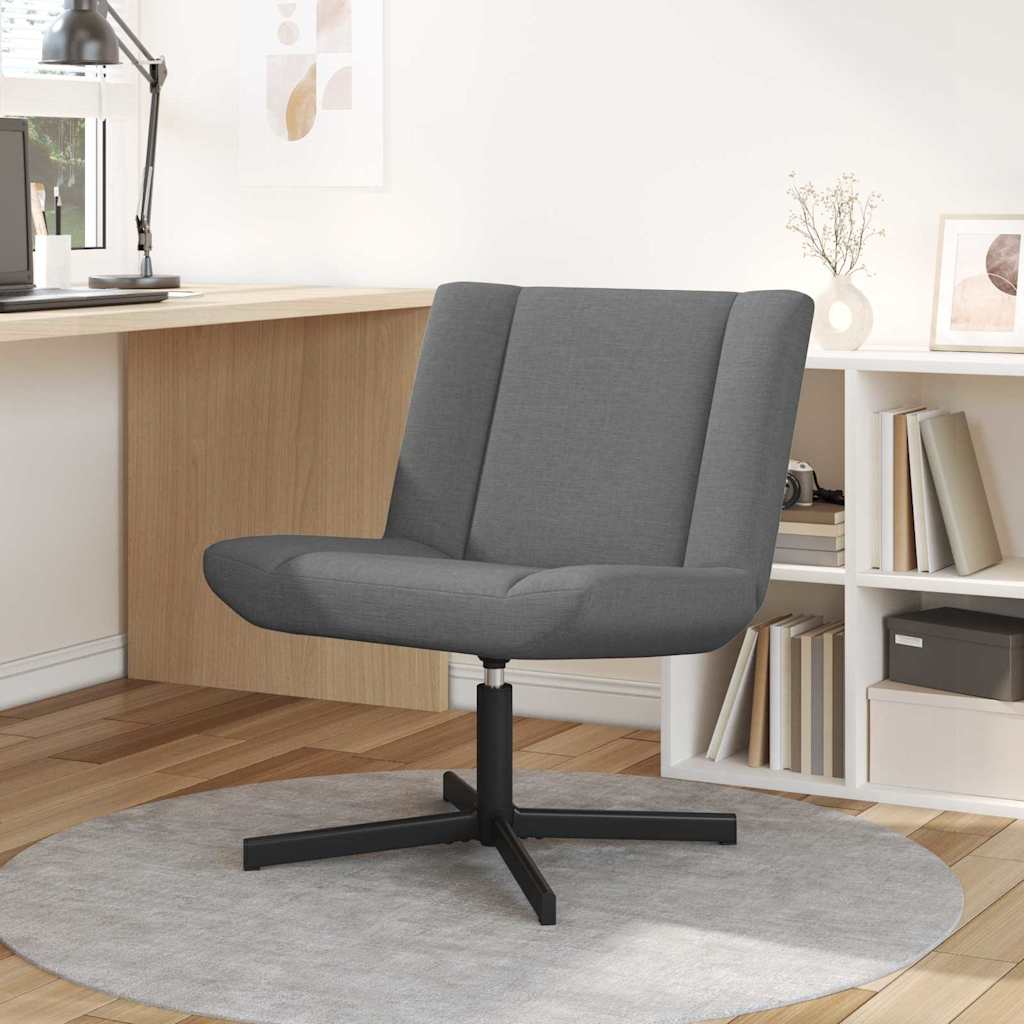 Drehstuhl Dunkelgrau 63 x 75 x 76 cm Stoff