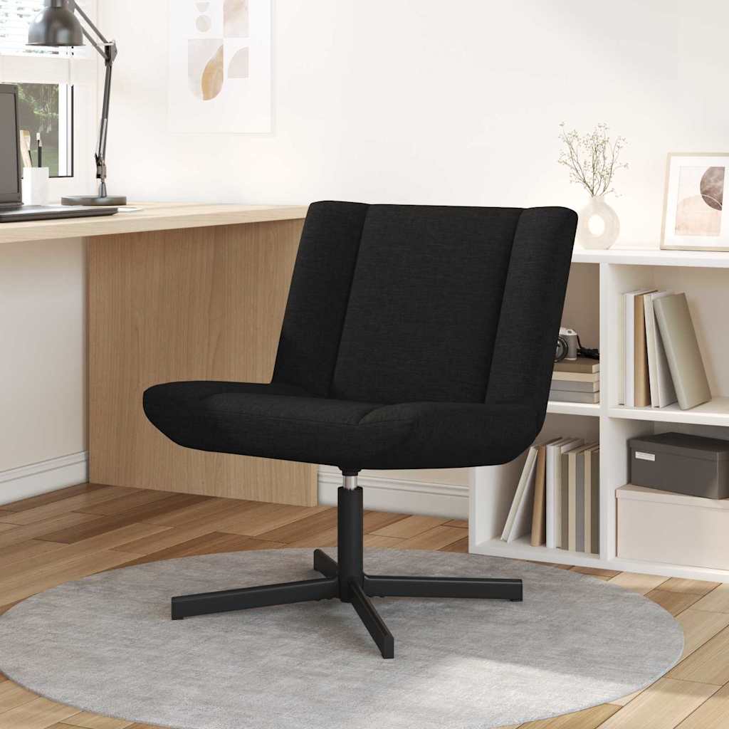 Drehstuhl Schwarz 63 x 75 x 76 cm Stoff