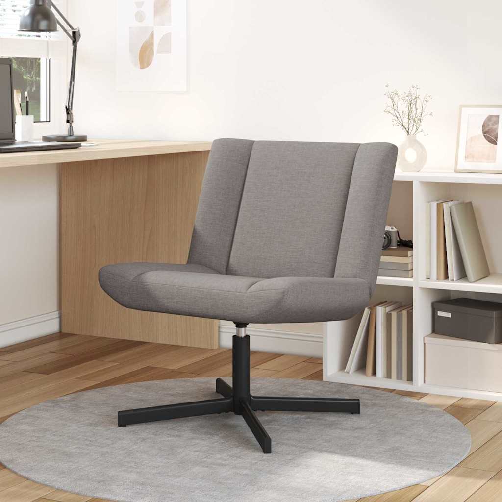 Drehstuhl Taupe 63 x 75 x 76 cm Stoff