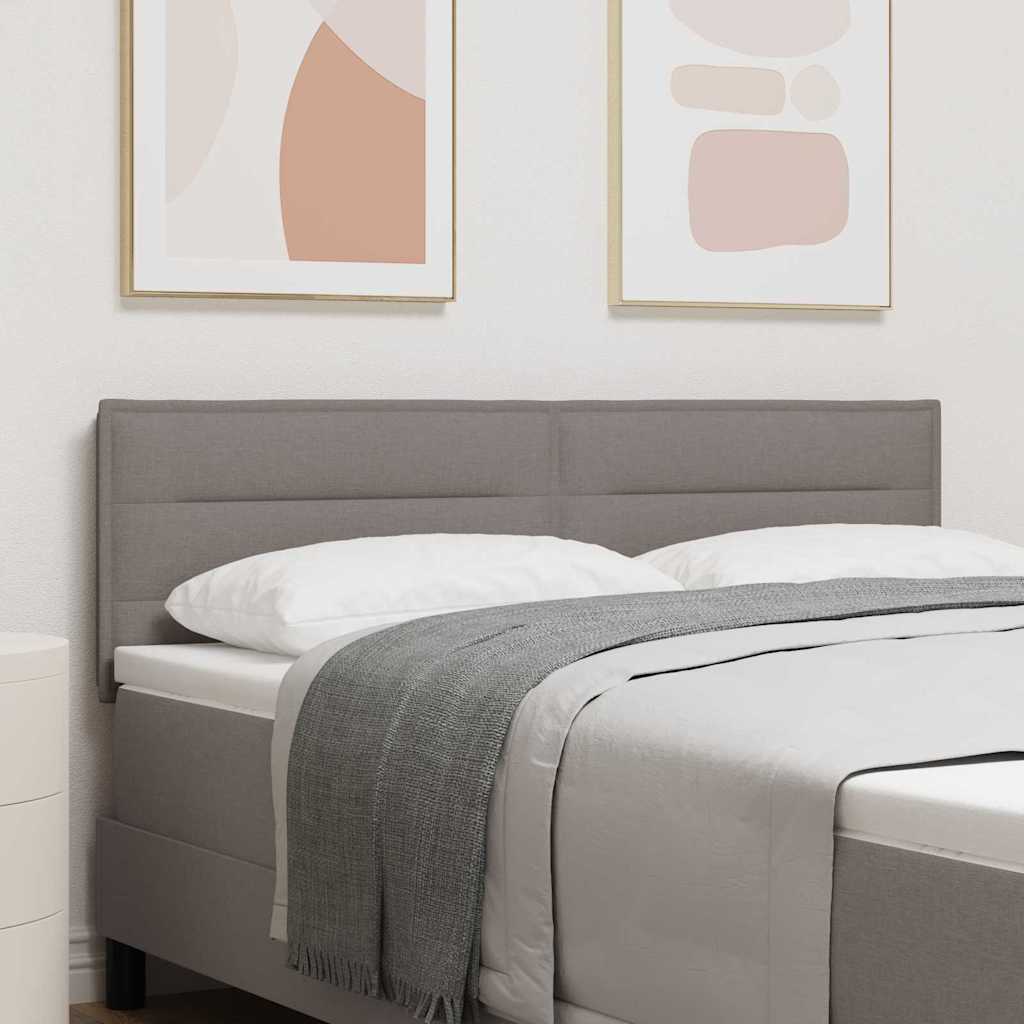 Kopfteil Taupe Stoff