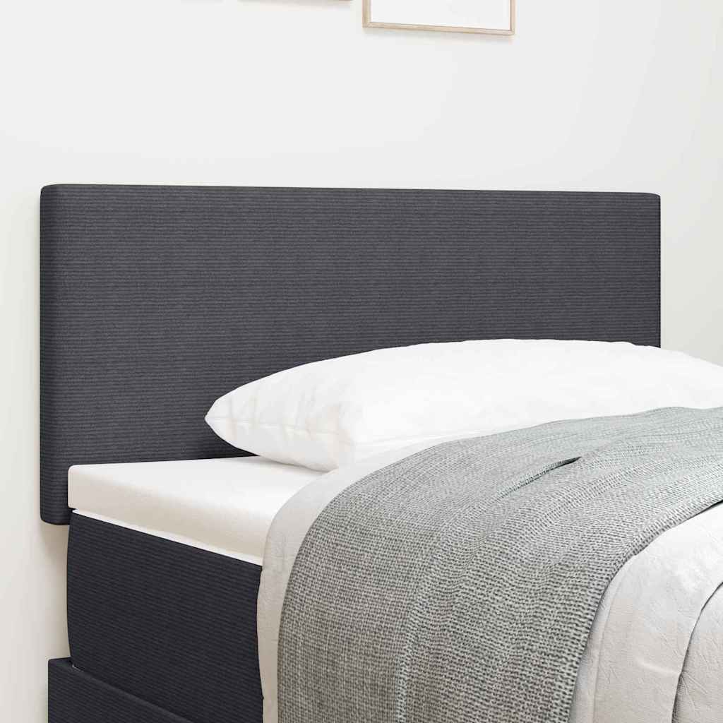 Kopfteil Dunkelgrau 90 cm Cordstoff