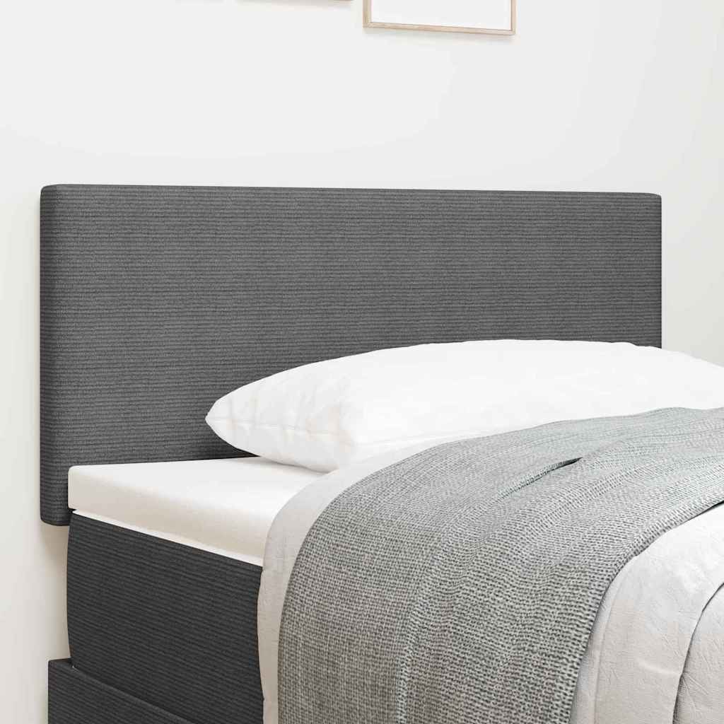 Kopfteil Hellgrau 100 cm Cordstoff
