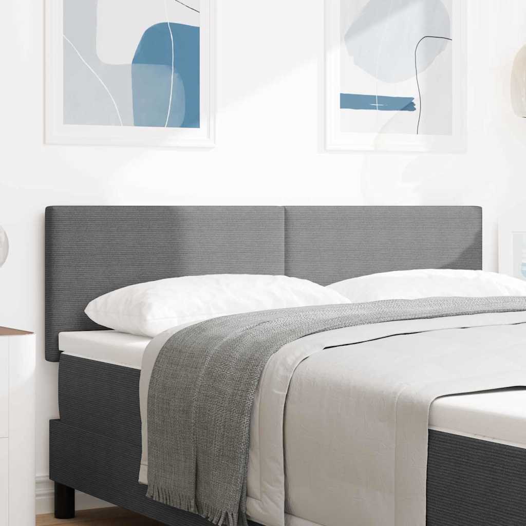Kopfteil Hellgrau 144 cm Cordstoff