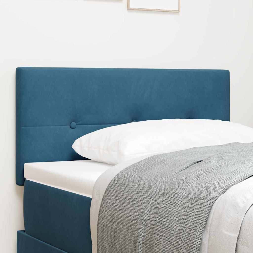 Kopfteil Dunkelblau 80 cm Samt