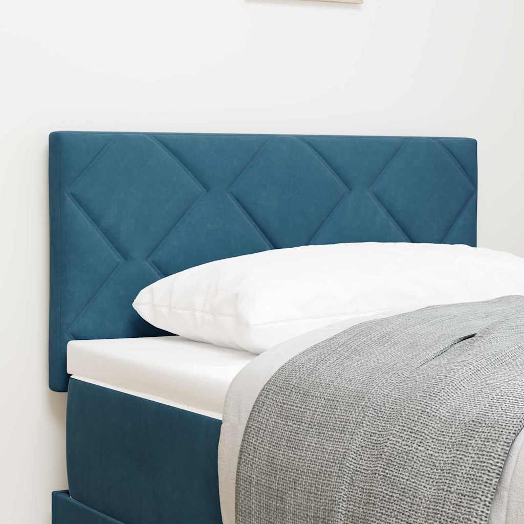 Kopfteil Dunkelblau 80 cm Samt