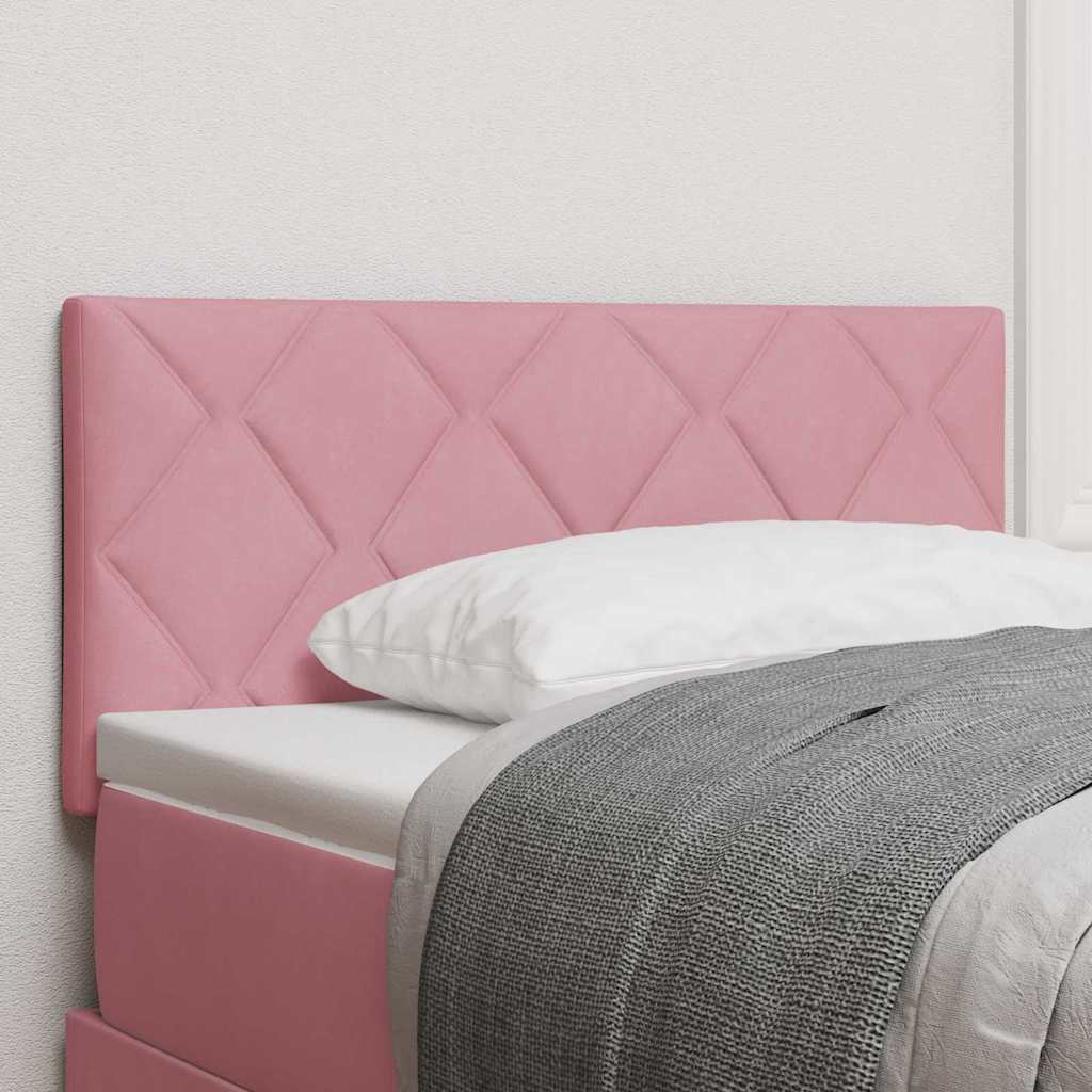 Kopfteil Rosa 90 cm Samt