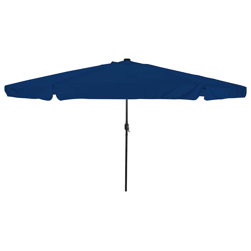 Gartensonnenschirm 395 x 395 x 245 cm Polyester Rund Azurblau