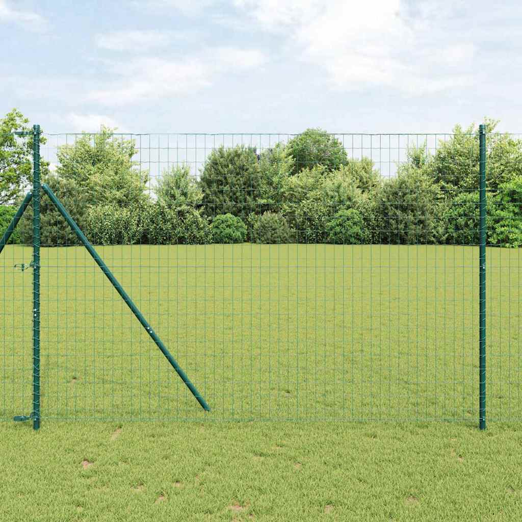 Eurozaun 1,5 x 10 m PVC-beschichtetes Eisen Grün