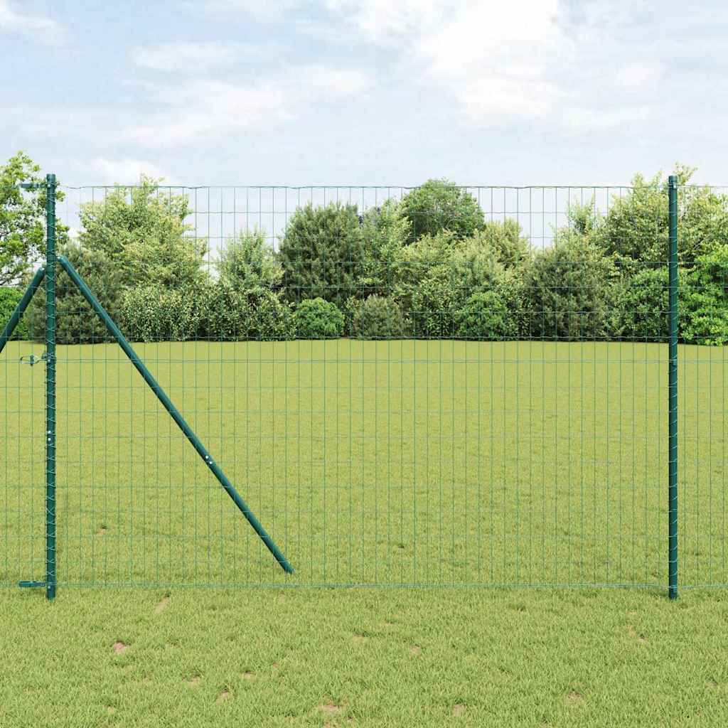 Eurozaun 1,6 x 10 m PVC-beschichtetes Eisen Grün