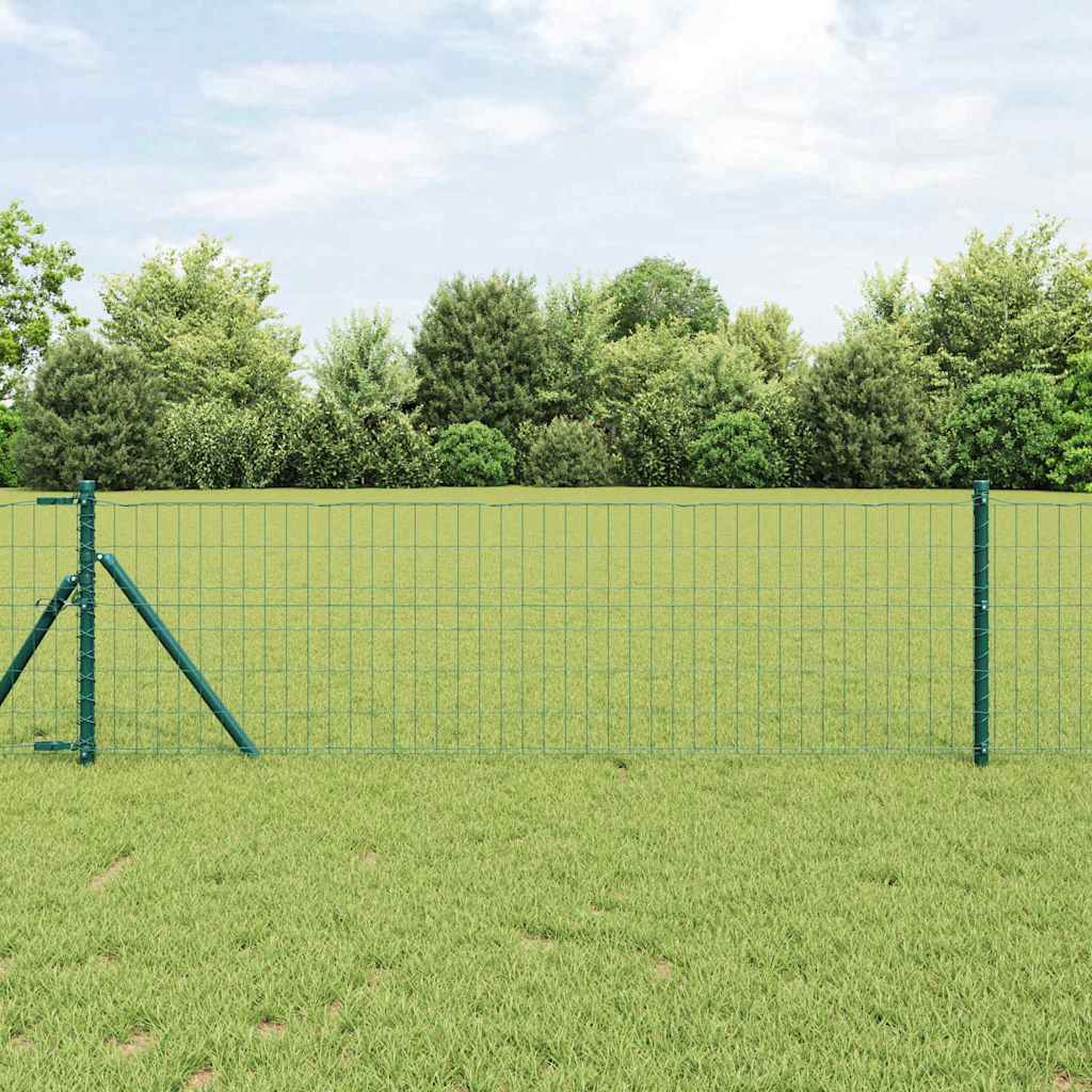 Eurozaun 0,6 x 25 m PVC-beschichtetes Eisen Grün