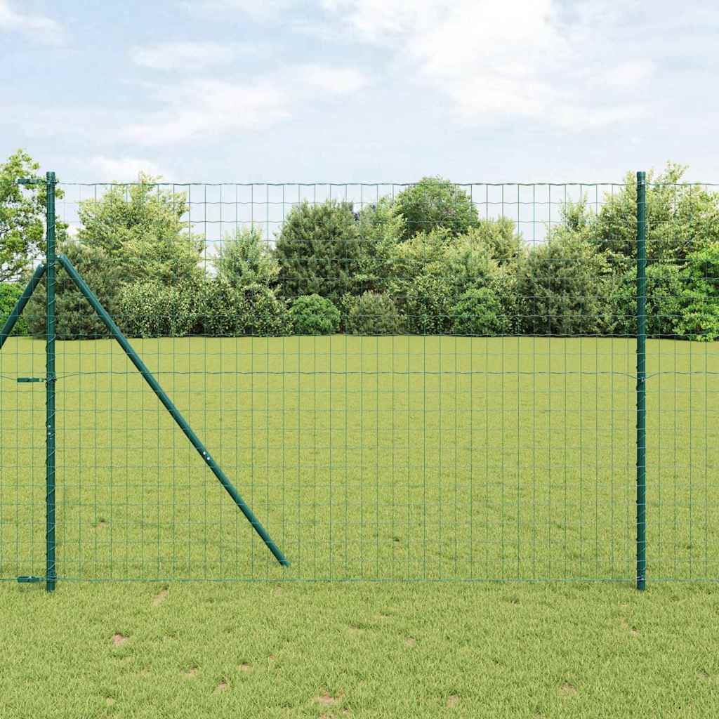Eurozaun 1,6 x 10 m PVC-beschichtetes Eisen Grün