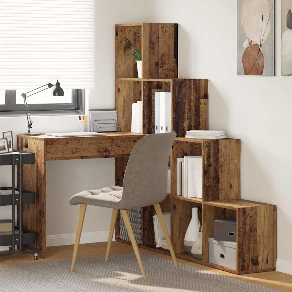 Eck-Schreibtisch Altholz 101,5 x 149,5 x 149,5 cm Holzwerkstoff