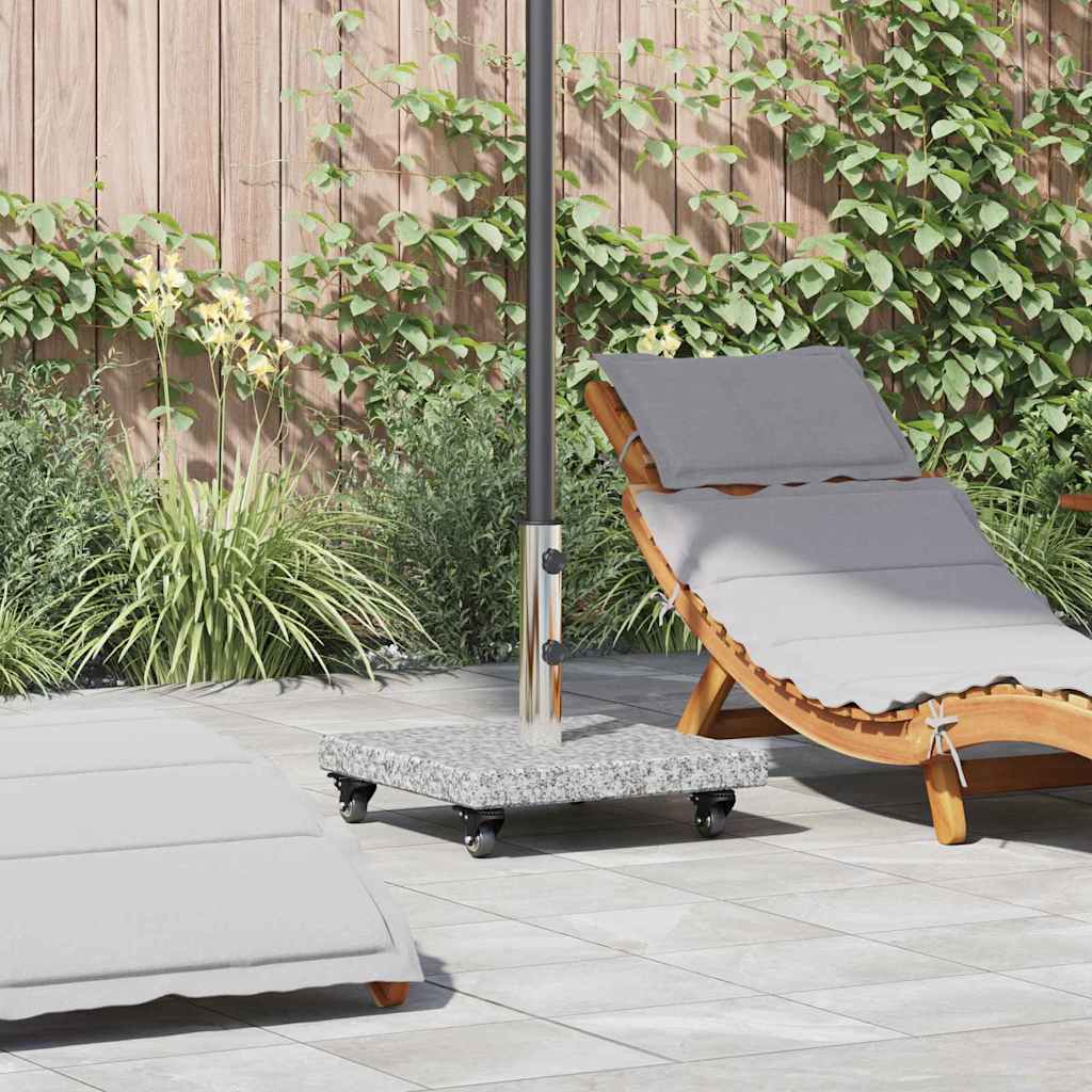 Sonnenschirmständer 30 kg Grau Granit Quadratisch
