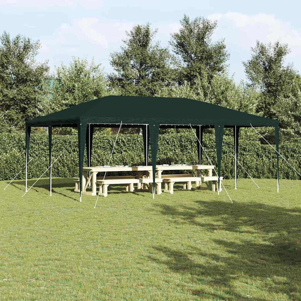 Party-Zelt Grün 600 x 400 x 266 cm Polyethylen und Stahl