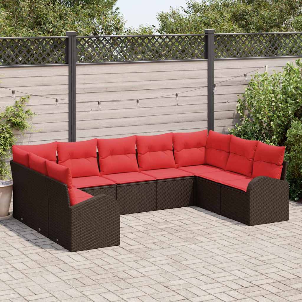 Sofa Set Braun [Synthetisch]: Poly Rattan