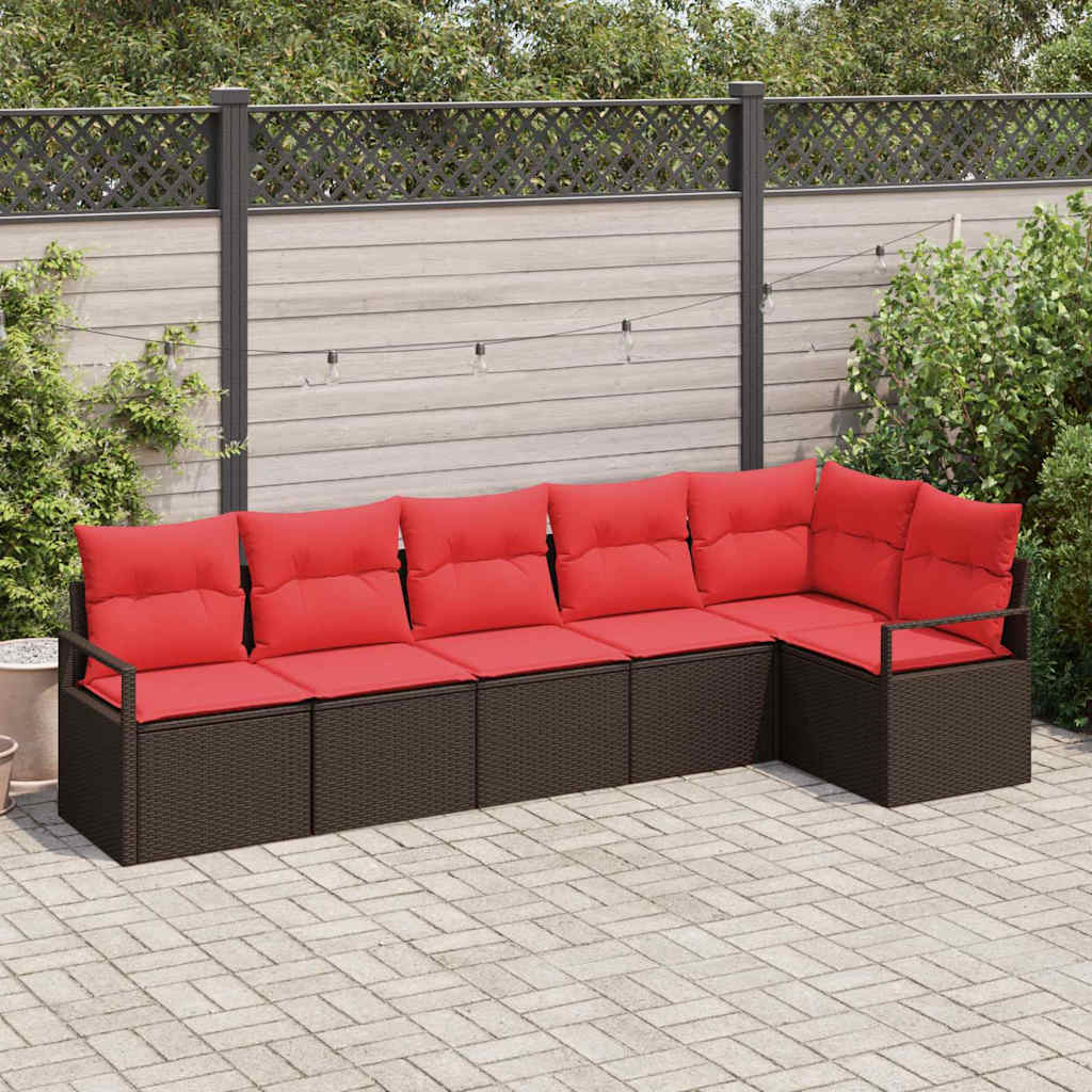 Sofa Set Braun [Synthetisch]: Poly Rattan