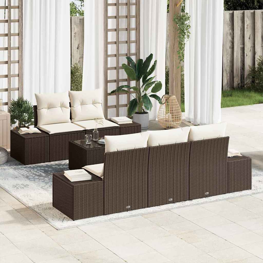 Sofa Set Braun [Synthetisch]: Poly Rattan
