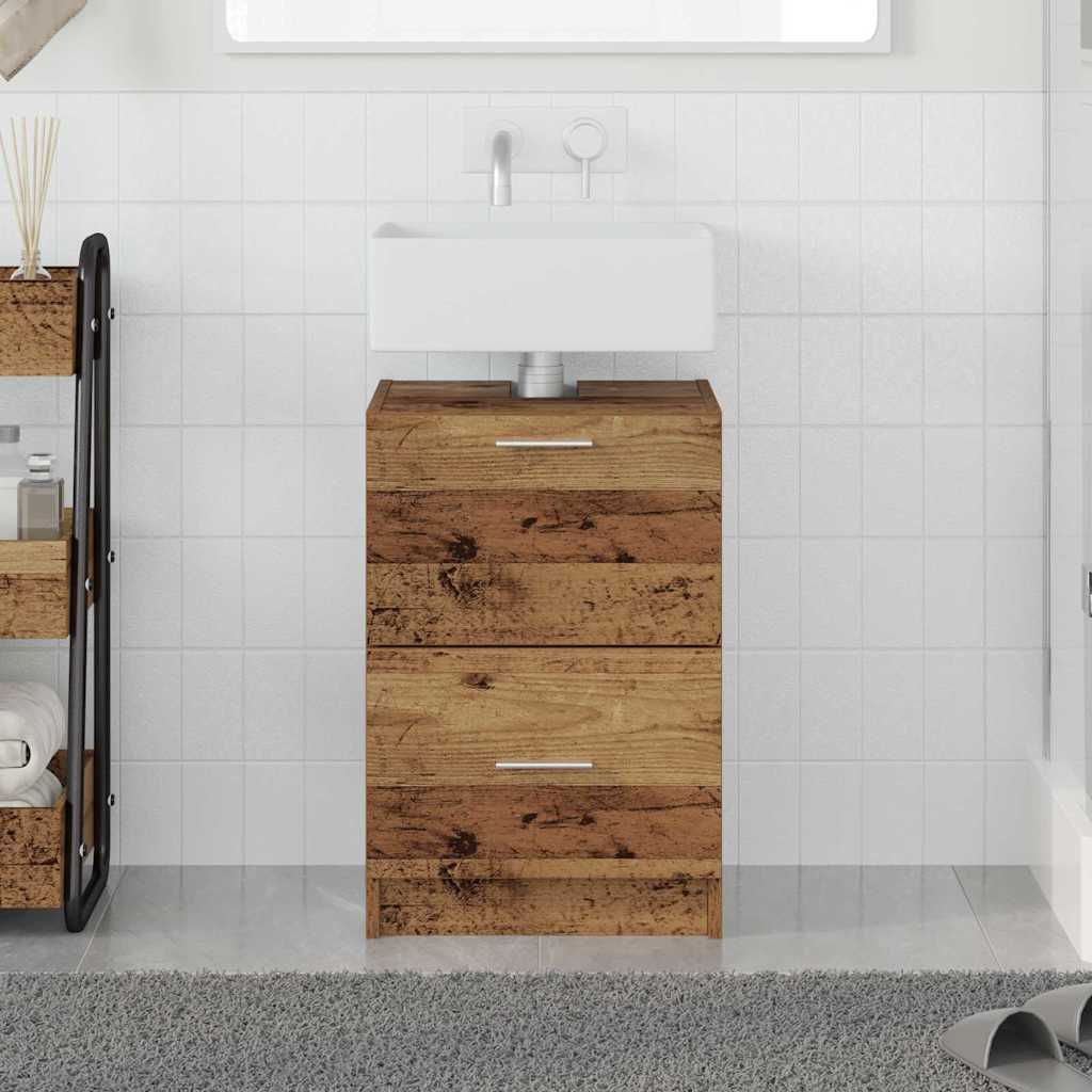 Badezimmerschrank Altholz 40 x 37 x 59 cm Holzwerkstoff