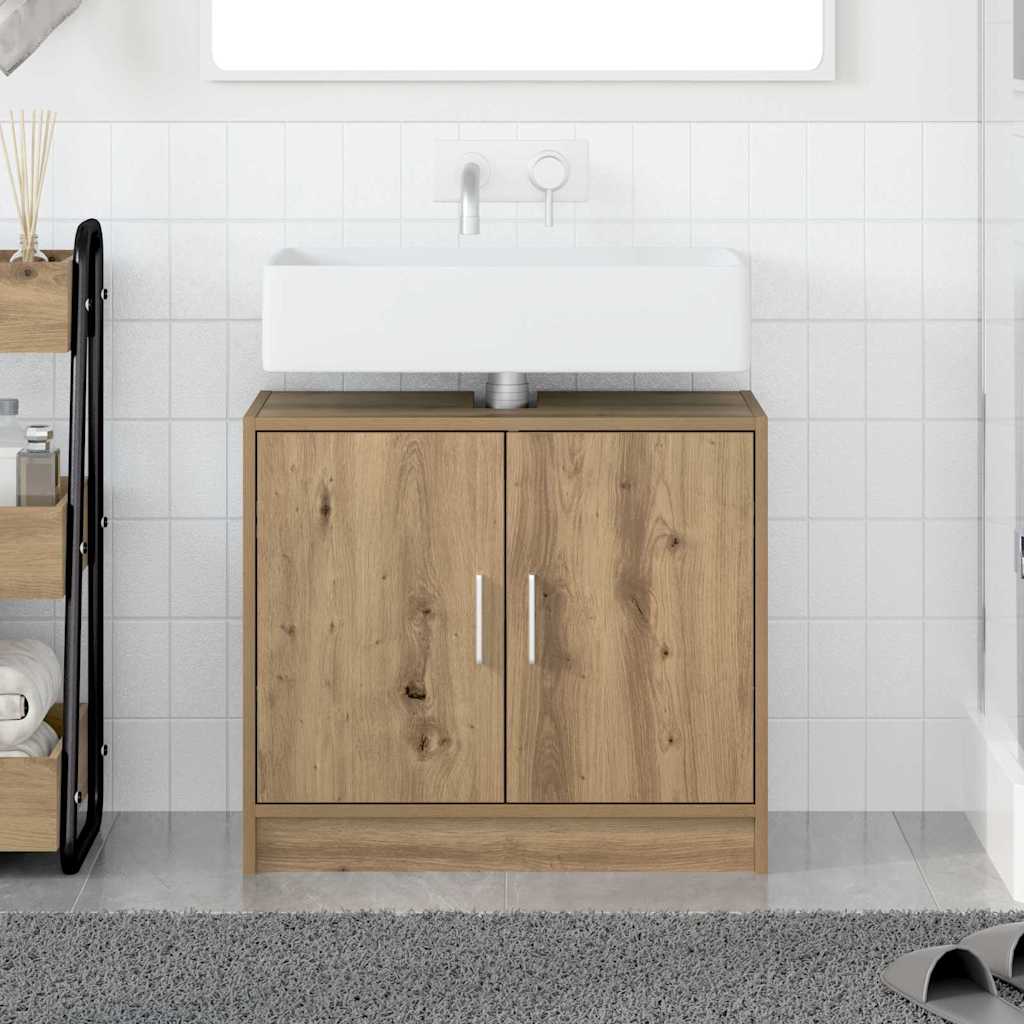 Badezimmerschrank Artisan-Eiche 63 x 29 x 55 cm Holzwerkstoff