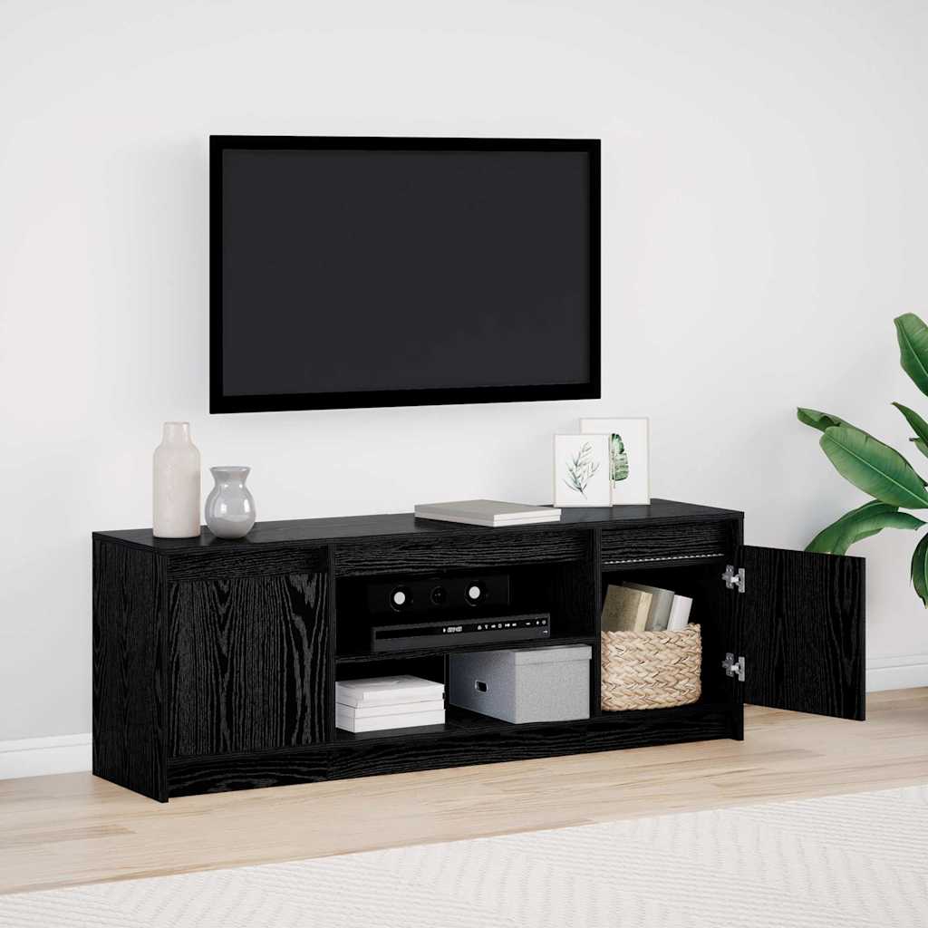 TV-Einheiten 139,5 x 34 x 50 cm Schwarz Holzwerkstoff