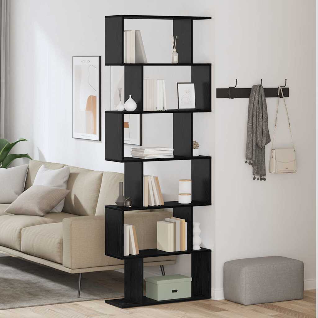 Bücherregal 6 Ebenen 70 x 24 x 193,5 cm Holzwerkstoff