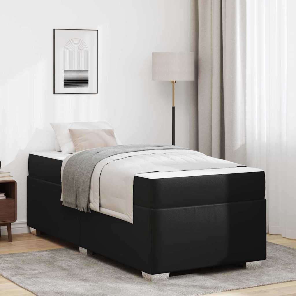 Bettrahmen Schwarz 90 x 200 cm Stoff